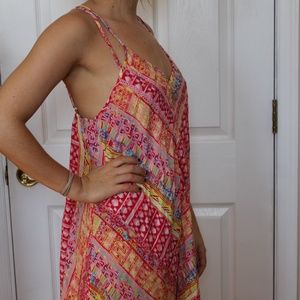 F21 Colorful Summer Beach Dress - Medium